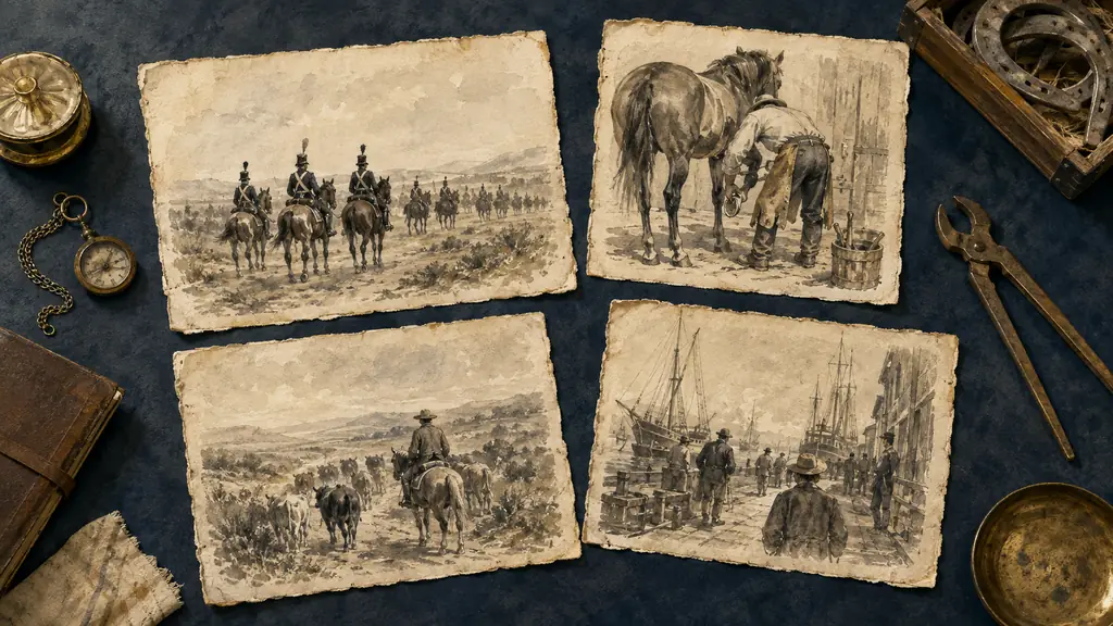 Gravure ancienne animaux : comment lire 4 scènes du XIXe siècle ?