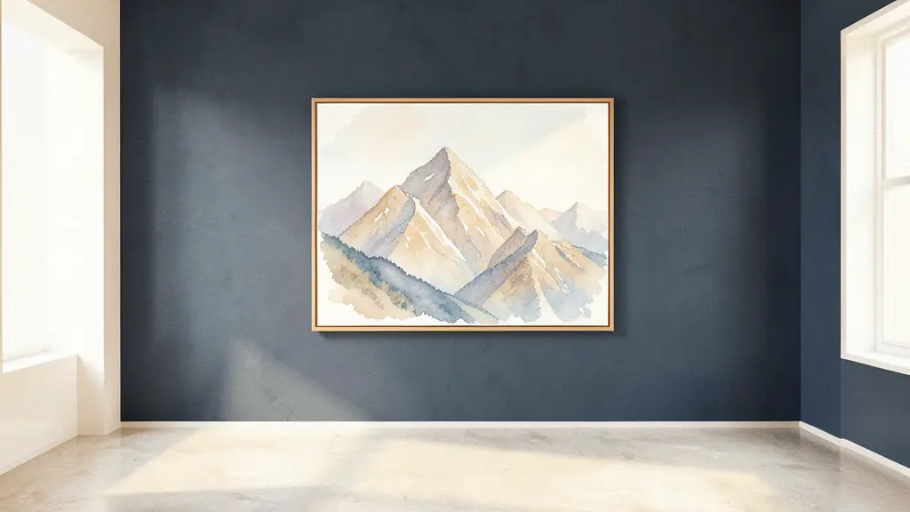 Cadre montagne : choisir son style, son support et réussir son intégration décorative